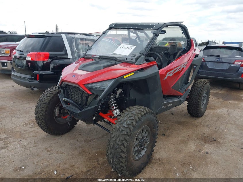 2022 Polaris Rzr VIN 3NSMAZ925NF351775 IAAI salvage auction — ROLLOVER, Original (Texas), sold $7,700 on 2026-07-28 (photo 2)