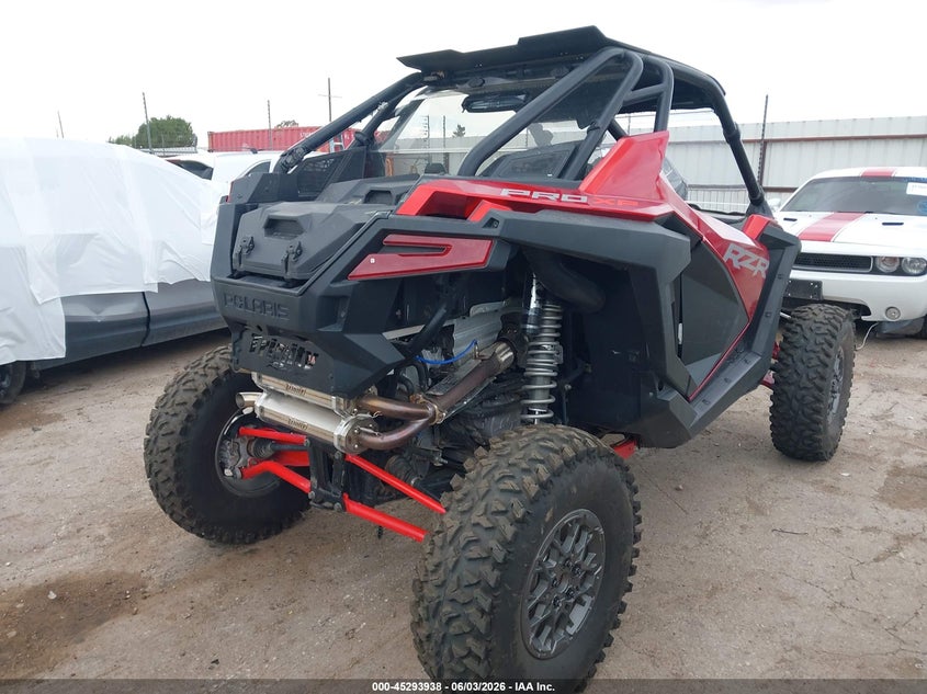 2022 Polaris Rzr VIN 3NSMAZ925NF351775 IAAI salvage auction — ROLLOVER, Original (Texas), sold $7,700 on 2026-07-28 (photo 4)