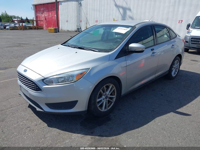 2015 Ford Focus VIN 1FADP3F28FL370133 IAAI salvage auction — FRONT & REAR, Salvage (Oregon), sold $525 on 2026-07-09 (photo 2)