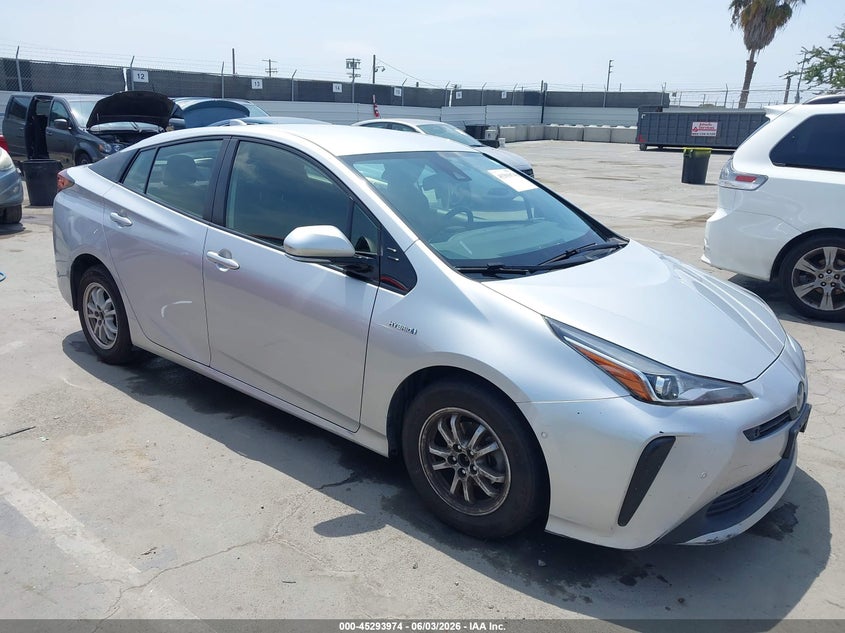 2020 Toyota Prius VIN JTDKARFU3L3120060 IAAI salvage auction — LEFT REAR, Salvage Title, sold $3,550 on 2026-07-15 (photo 1)