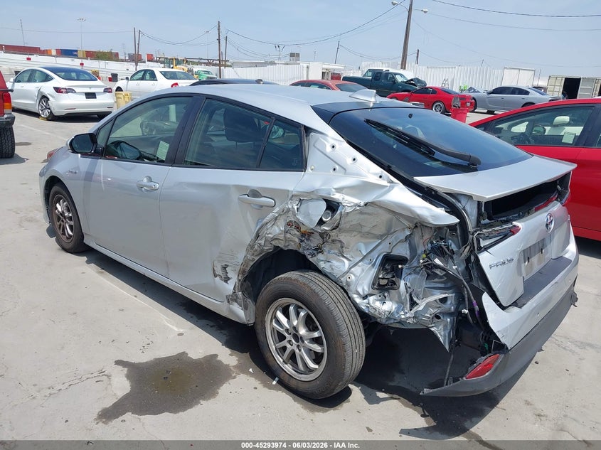 2020 Toyota Prius VIN JTDKARFU3L3120060 IAAI salvage auction — LEFT REAR, Salvage Title, sold $3,550 on 2026-07-15 (photo 6)
