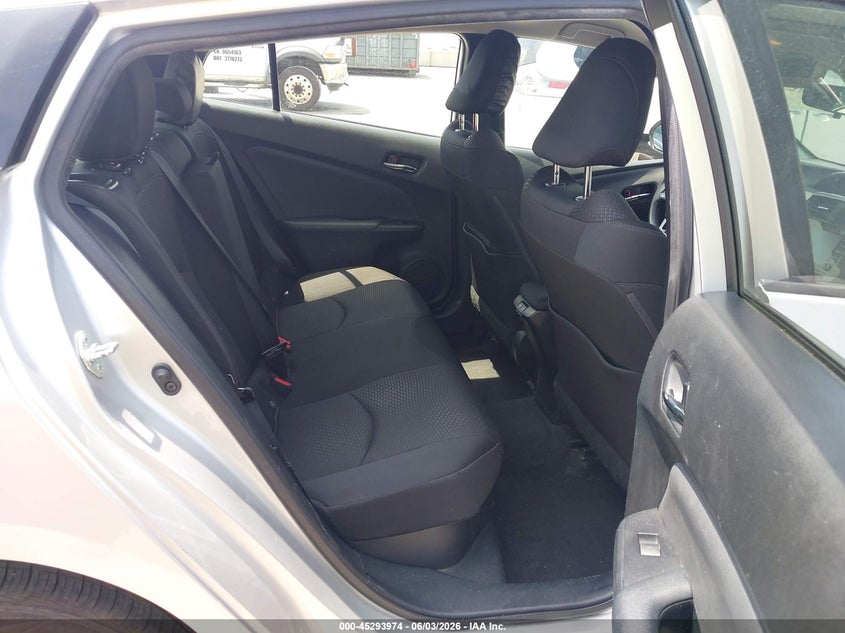 2020 Toyota Prius VIN JTDKARFU3L3120060 IAAI salvage auction — LEFT REAR, Salvage Title, sold $3,550 on 2026-07-15 (photo 8)