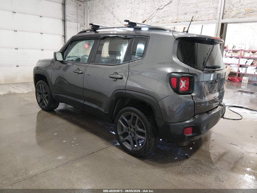 2021 Jeep Renegade VIN ZACNJDBB4MPM48392 IAAI salvage auction — REAR END, Salvage Title, sold $1,900 on 2026-07-13 (photo 3)