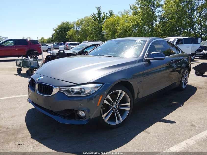 2017 BMW 4er VIN WBA4R9C56HK878631 IAAI salvage auction — LEFT FRONT, Clear (New Jersey), sold $2,025 on 2026-07-27 (photo 2)