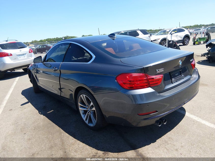 2017 BMW 4er VIN WBA4R9C56HK878631 IAAI salvage auction — LEFT FRONT, Clear (New Jersey), sold $2,025 on 2026-07-27 (photo 3)