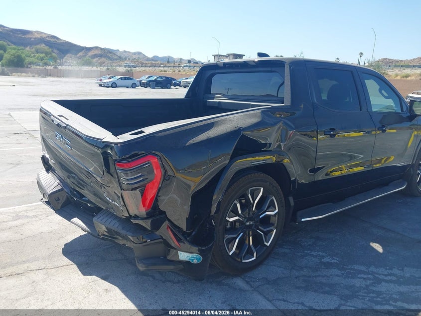 2025 Gmc SIERRA VIN 1GT40LEL8SU401684 IAAI salvage auction — REAR END, Salvage Title, sold $38,600 on 2026-08-19 (photo 6)