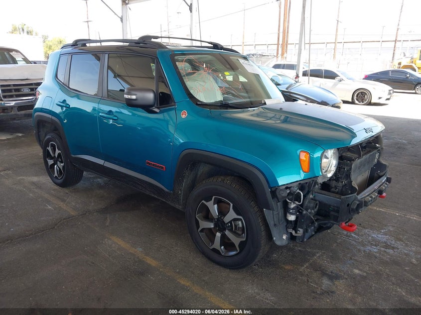 2021 Jeep Renegade VIN ZACNJDC13MPM29080 IAAI salvage auction — FRONT END, Salvage Title, sold $2,850 on 2026-07-31 (photo 1)