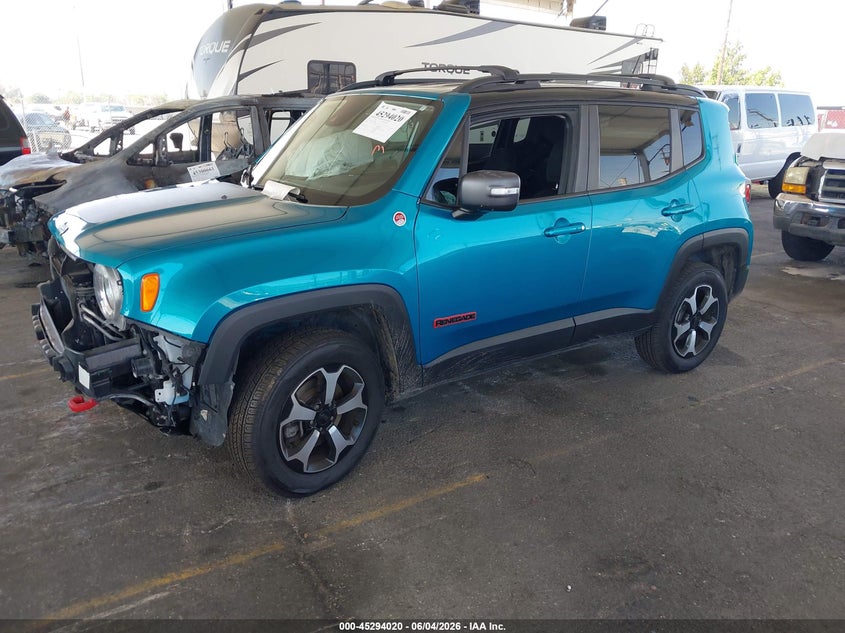 2021 Jeep Renegade VIN ZACNJDC13MPM29080 IAAI salvage auction — FRONT END, Salvage Title, sold $2,850 on 2026-07-31 (photo 2)