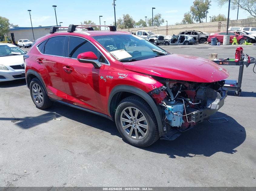 2019 Lexus Nx VIN JTJBJRBZ7K2099202 IAAI salvage auction — FRONT END, Salvage Title, sold $5,600 on 2026-07-24 (photo 1)