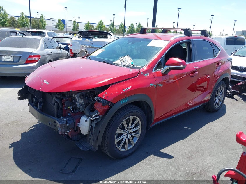 2019 Lexus Nx VIN JTJBJRBZ7K2099202 IAAI salvage auction — FRONT END, Salvage Title, sold $5,600 on 2026-07-24 (photo 2)