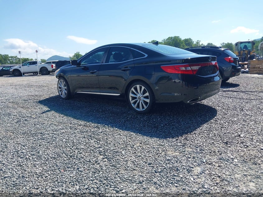 2014 Hyundai Azera VIN KMHFH4JG0EA349811 IAAI salvage auction — LEFT FRONT, Salvage (North Carolina), sold $1,300 on 2026-07-31 (photo 3)