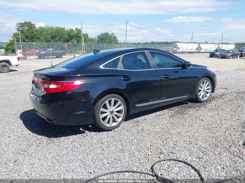 2014 Hyundai Azera VIN KMHFH4JG0EA349811 IAAI salvage auction — LEFT FRONT, Salvage (North Carolina), sold $1,300 on 2026-07-31 (photo 4)