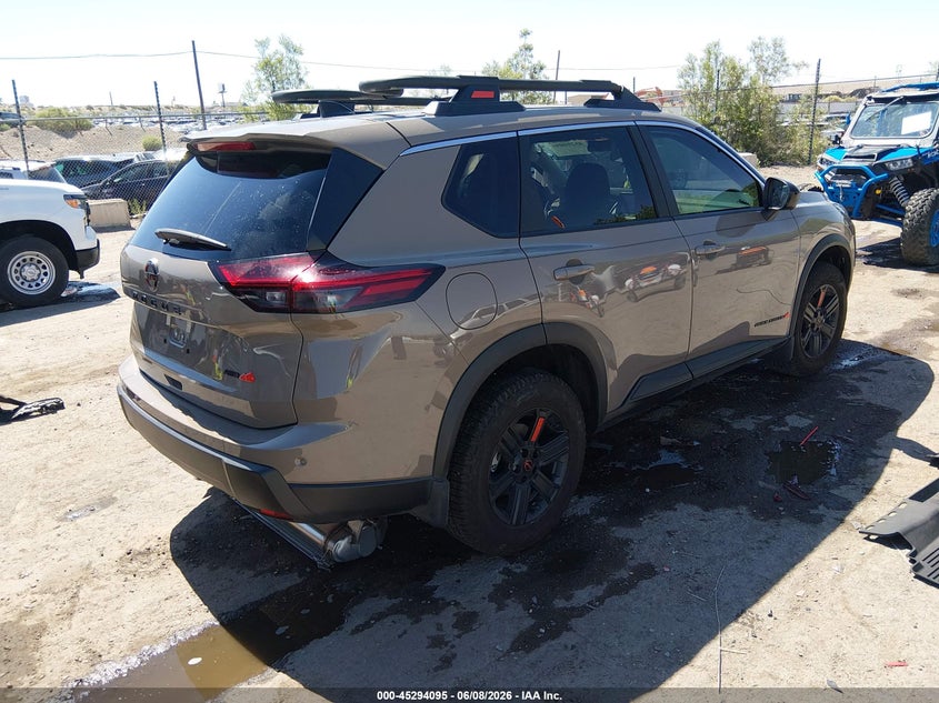 2026 Nissan Rogue VIN 5N1BT3BB6TC681621 IAAI salvage auction — SIDE, Salvage (New Mexico), sold $12,800 on 2026-07-29 (photo 4)