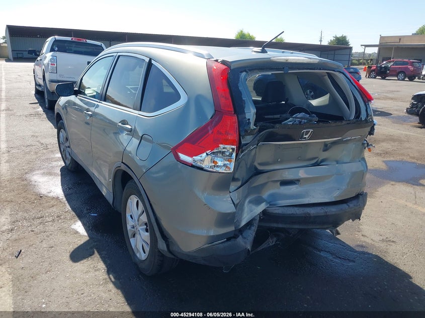 2012 Honda Cr-v VIN JHLRM4H78CC001262 IAAI salvage auction — REAR END, Salvage Title, sold $2,625 on 2026-07-08 (photo 3)