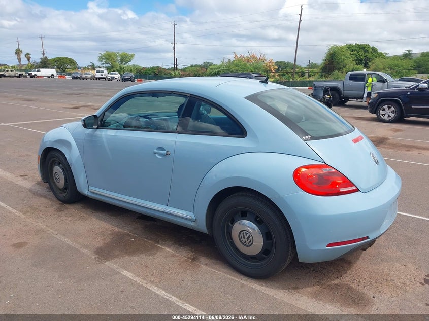 2012 Volkswagen Beetle VIN 3VWJP7ATXCM657842 IAAI salvage auction — LEFT SIDE, Salvage Title, sold $25 on 2026-08-25 (photo 3)