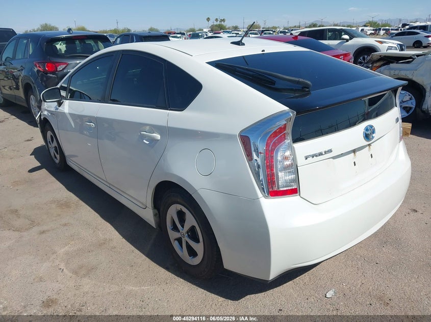 2013 Toyota Prius VIN JTDKN3DU2D5554397 IAAI salvage auction — FRONT END, Salvage Title, sold $1,450 on 2026-07-23 (photo 3)