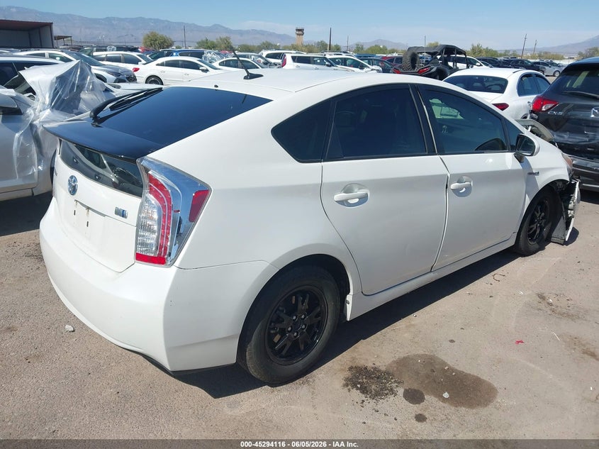 2013 Toyota Prius VIN JTDKN3DU2D5554397 IAAI salvage auction — FRONT END, Salvage Title, sold $1,450 on 2026-07-23 (photo 4)