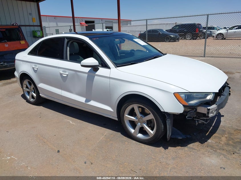 2016 Audi A3 VIN WAUA7GFF7G1005525 IAAI salvage auction — FRONT END, Salvage Title, sold $1,875 on 2026-07-15 (photo 1)