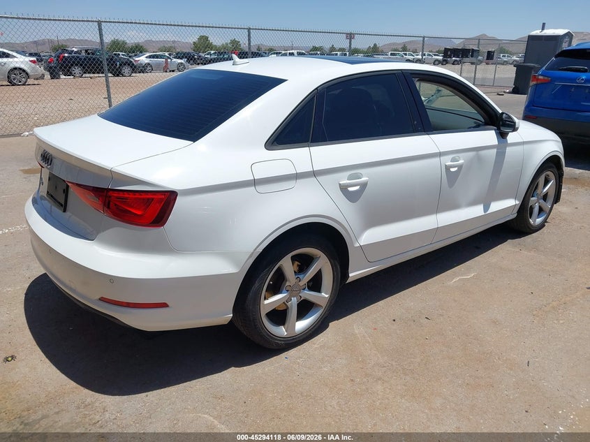 2016 Audi A3 VIN WAUA7GFF7G1005525 IAAI salvage auction — FRONT END, Salvage Title, sold $1,875 on 2026-07-15 (photo 4)