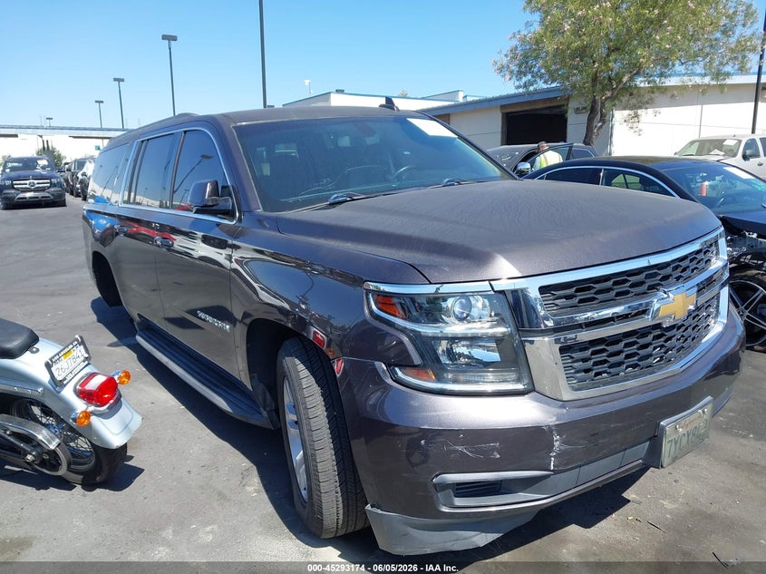 2017 Chevrolet Suburban VIN 1GNSCGKC9HR285229 IAAI salvage auction — REAR END, Salvage Title, sold $25 on 2026-07-24 (photo 1)