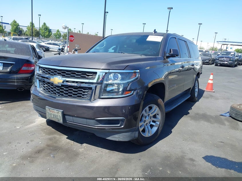 2017 Chevrolet Suburban VIN 1GNSCGKC9HR285229 IAAI salvage auction — REAR END, Salvage Title, sold $25 on 2026-07-24 (photo 2)
