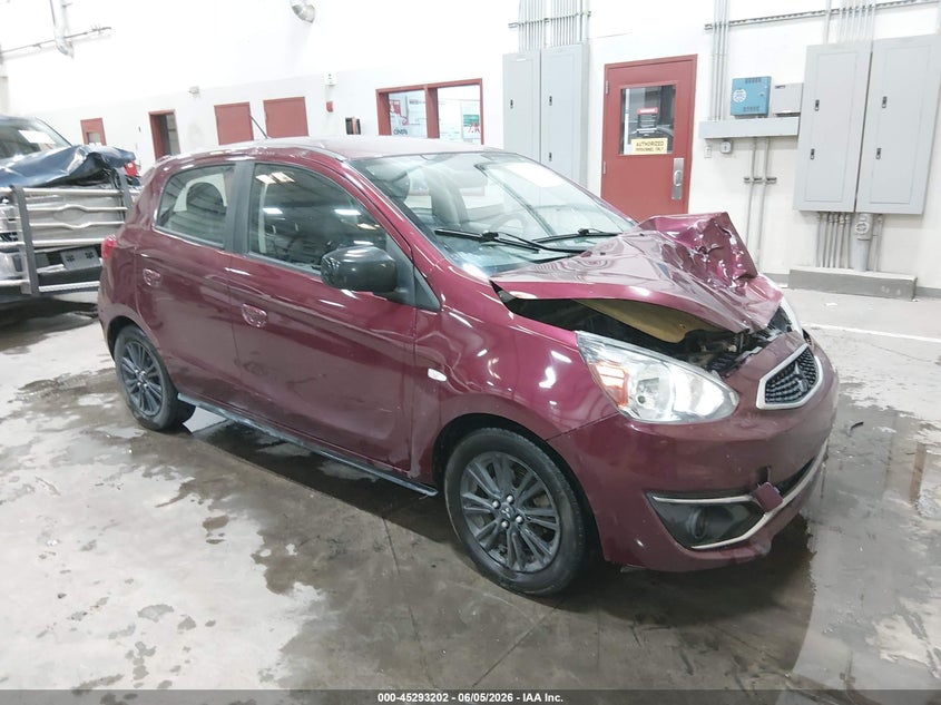 2019 Mitsubishi Mirage VIN ML32A5HJ1KH010205 IAAI salvage auction — FRONT END, Salvage Title, sold $500 on 2026-07-18 (photo 1)