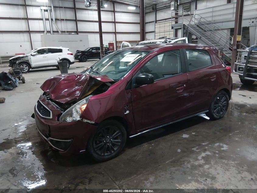 2019 Mitsubishi Mirage VIN ML32A5HJ1KH010205 IAAI salvage auction — FRONT END, Salvage Title, sold $500 on 2026-07-18 (photo 2)