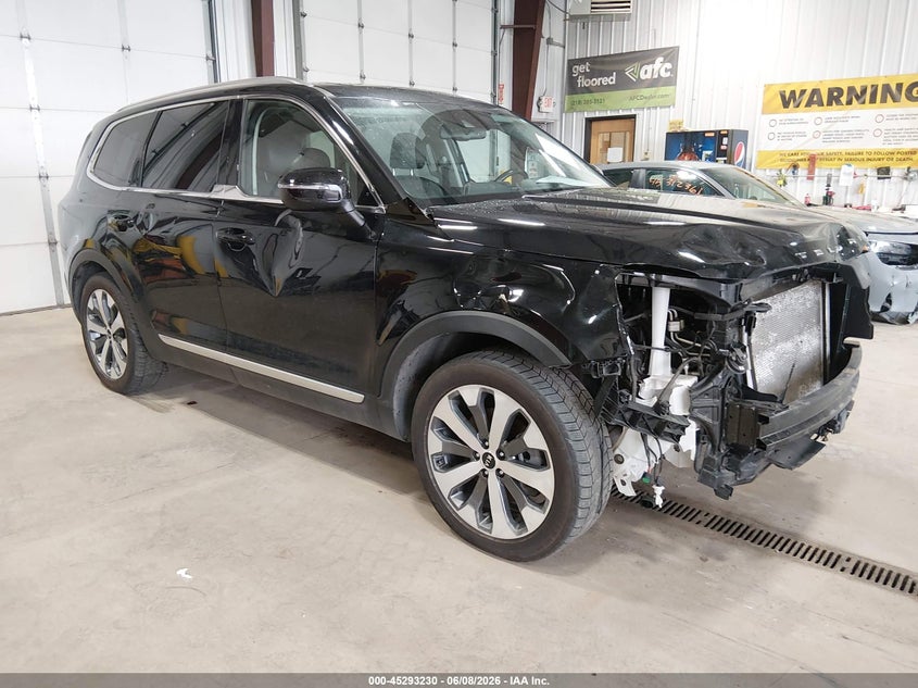 2021 Kia Telluride VIN 5XYP3DHC3MG113467 IAAI salvage auction — FRONT END, Salvage Title, sold $5,100 on 2026-07-16 (photo 1)