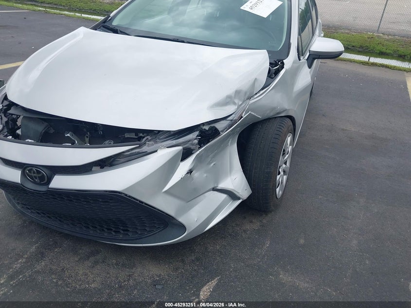2021 Toyota Corolla VIN 5YFEPMAE3MP209165 IAAI salvage auction — FRONT END, Salvage Title, sold $3,550 on 2026-07-23 (photo 6)