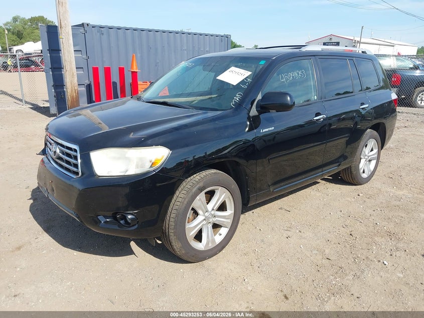 2009 Toyota Highlander VIN JTEES42A392137847 IAAI salvage auction — RIGHT FRONT, Clear (Indiana), sold $2,050 on 2026-07-16 (photo 2)