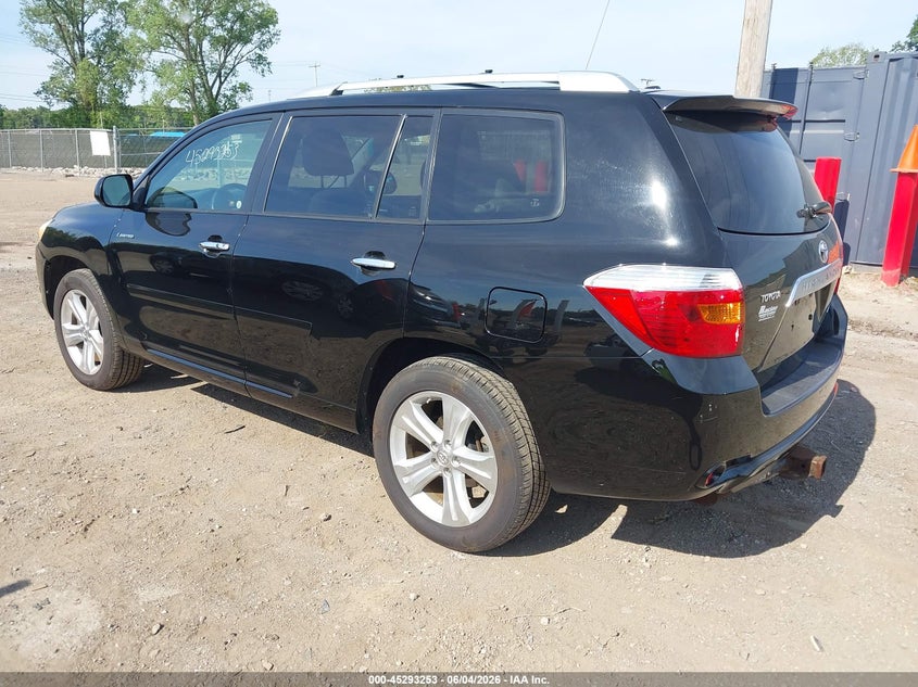2009 Toyota Highlander VIN JTEES42A392137847 IAAI salvage auction — RIGHT FRONT, Clear (Indiana), sold $2,050 on 2026-07-16 (photo 3)