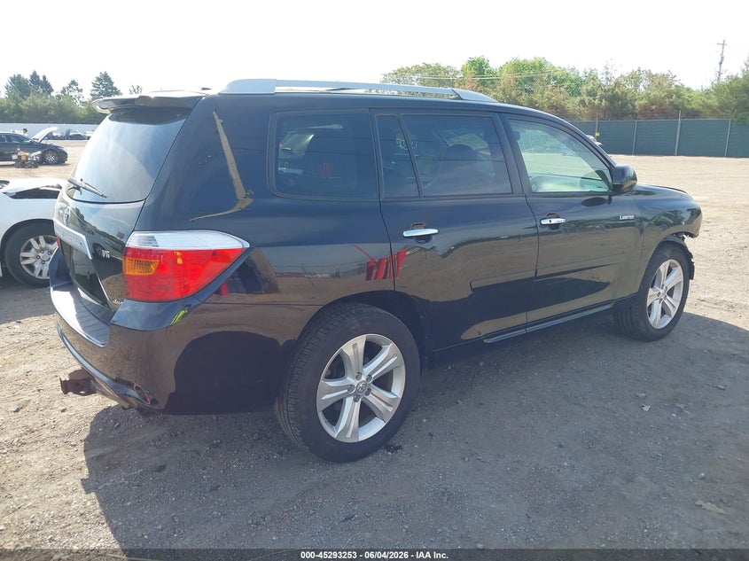 2009 Toyota Highlander VIN JTEES42A392137847 IAAI salvage auction — RIGHT FRONT, Clear (Indiana), sold $2,050 on 2026-07-16 (photo 4)