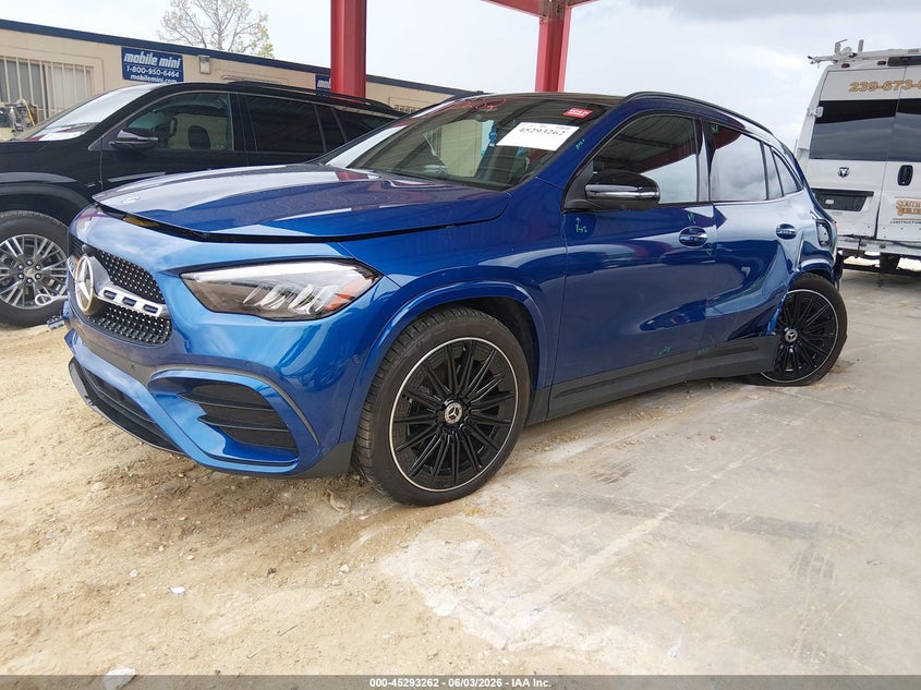 2025 Mercedes-benz Gla-klasse VIN W1N4N4GB4SJ718058 IAAI salvage auction — REAR END, Salvage Title, sold $16,800 on 2026-07-28 (photo 2)