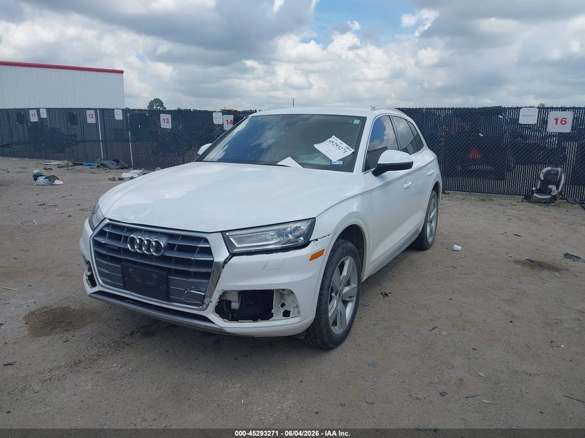 2019 Audi Q5 VIN WA1ANAFY7K2050372 IAAI salvage auction — FRONT END, Salvage Title, sold $6,500 on 2026-07-28 (photo 2)