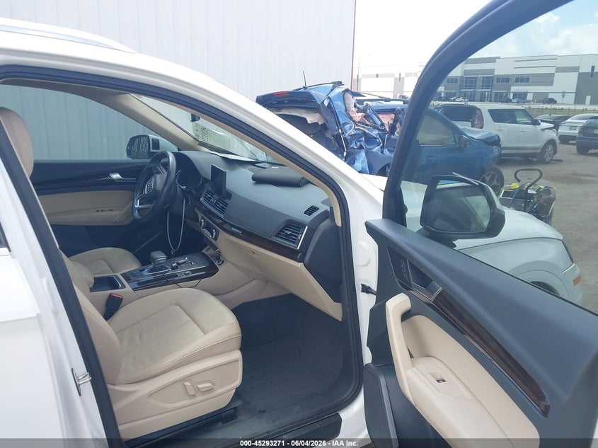 2019 Audi Q5 VIN WA1ANAFY7K2050372 IAAI salvage auction — FRONT END, Salvage Title, sold $6,500 on 2026-07-28 (photo 5)