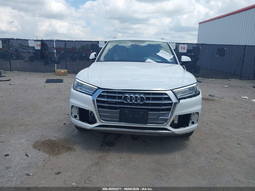 2019 Audi Q5 VIN WA1ANAFY7K2050372 IAAI salvage auction — FRONT END, Salvage Title, sold $6,500 on 2026-07-28 (photo 6)