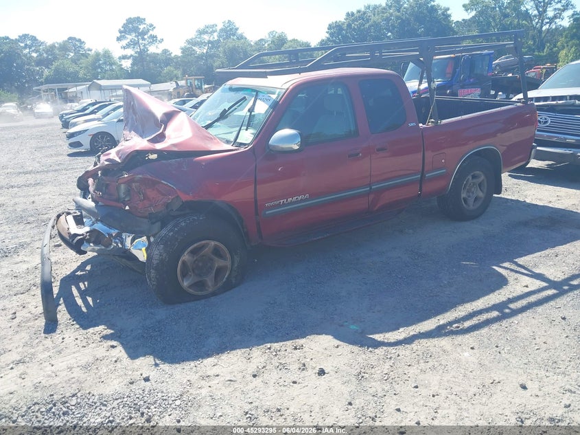 2000 Toyota Tundra VIN 5TBRT3411YS012890 IAAI salvage auction — FRONT END, Salvage (South Carolina), sold $650 on 2026-07-15 (photo 2)