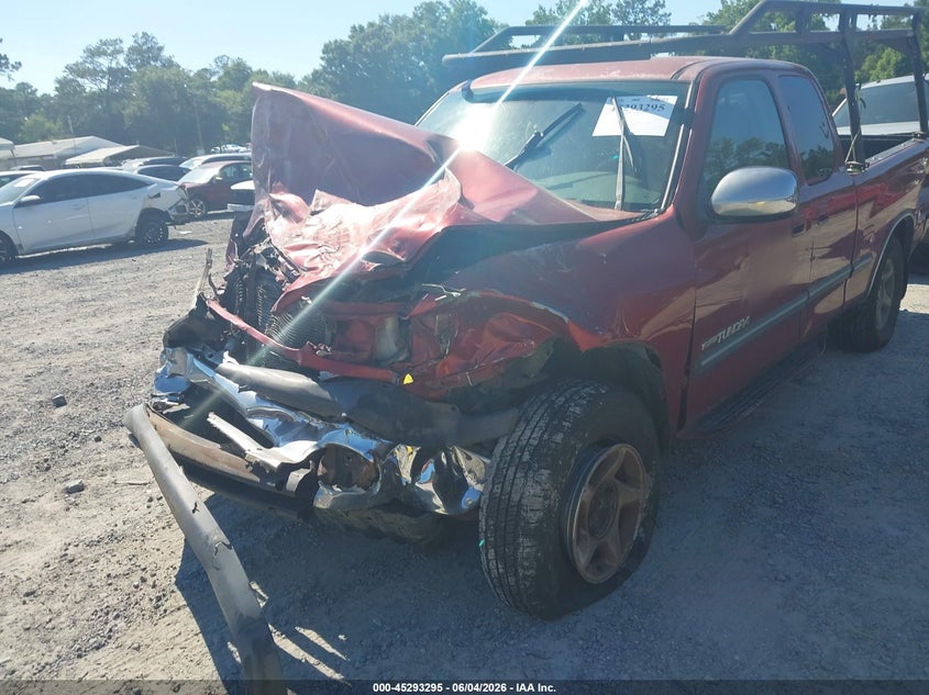 2000 Toyota Tundra VIN 5TBRT3411YS012890 IAAI salvage auction — FRONT END, Salvage (South Carolina), sold $650 on 2026-07-15 (photo 6)