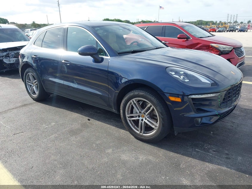 2018 Porsche Macan VIN WP1AB2A56JLB35079 IAAI salvage auction — REAR END, Rebuildable (Florida), sold $9,650 on 2026-07-24 (photo 1)