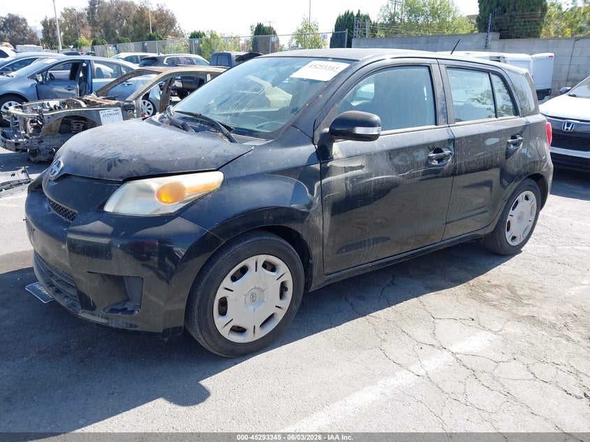 2011 Scion Xd VIN JTKKU4B44B1013814 IAAI salvage auction — RIGHT SIDE, Salvage (California), sold $1,650 on 2026-07-31 (photo 2)