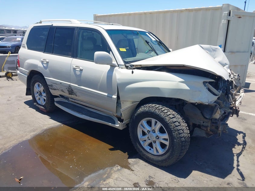 2004 Lexus Lx 470 VIN JTJHT00W443540743 IAAI salvage auction — FRONT END, Salvage (Arizona), sold $3,150 on 2026-08-28 (photo 1)