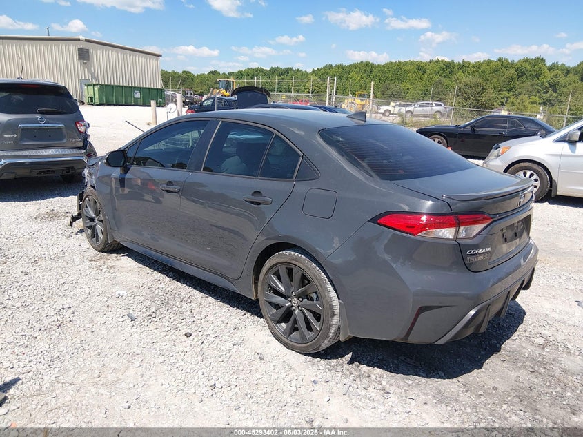 2025 Toyota Corolla VIN 5YFS4MCE2SP221183 IAAI salvage auction — LEFT FRONT, Salvage Title, sold $3,550 on 2026-07-29 (photo 3)