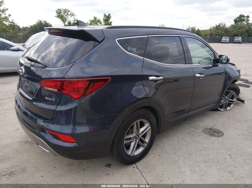 2018 Hyundai Santa fe VIN 5XYZU3LB7JG528611 IAAI salvage auction — RIGHT FRONT, Salvage (Missouri), sold $2,750 on 2026-07-14 (photo 4)