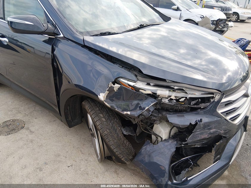 2018 Hyundai Santa fe VIN 5XYZU3LB7JG528611 IAAI salvage auction — RIGHT FRONT, Salvage (Missouri), sold $2,750 on 2026-07-14 (photo 6)