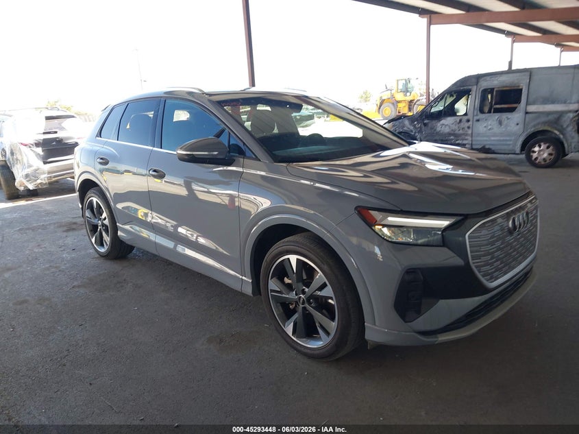 2022 Audi Q4 e-tron VIN WA1G2BFZ1NP050117 — IAAI salvage auction photo