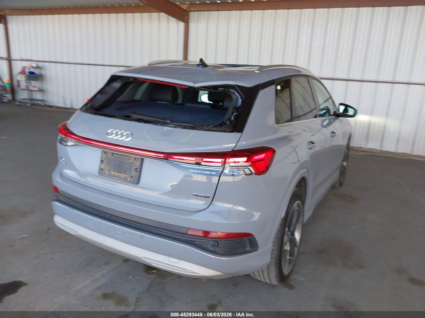 2022 Audi Q4 e-tron VIN WA1G2BFZ1NP050117 IAAI salvage auction — ROOF, Salvage (California), sold $10,800 on 2026-08-16 (photo 4)