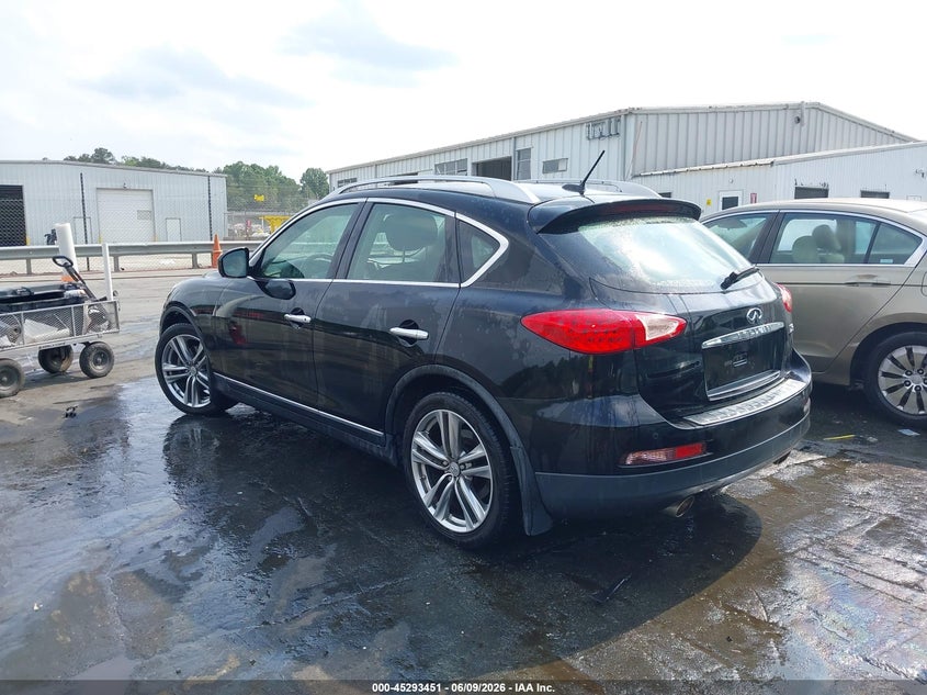 2013 Infiniti Ex VIN JN1BJ0HR0DM482415 IAAI salvage auction — LEFT FRONT, Salvage Title, sold $2,175 on 2026-07-09 (photo 3)