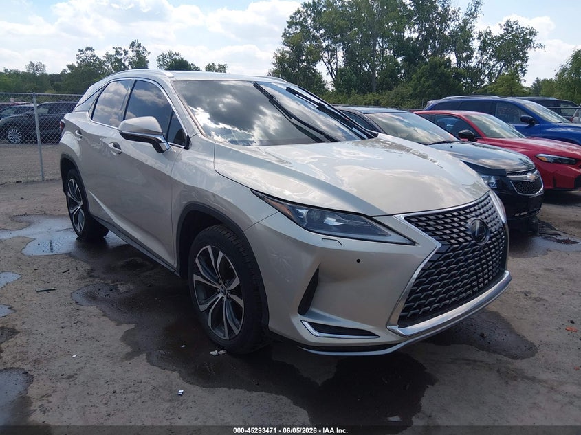 2020 Lexus RX VIN 2T2HZMDA7LC233818 IAAI salvage auction — Hail, Salvage, sold $21,200 on 2026-09-01 (photo 1)