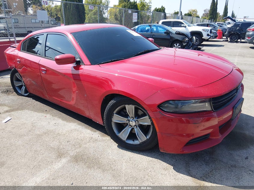 2015 Dodge Charger VIN 2C3CDXHG0FH784216 IAAI salvage auction — RIGHT REAR, Salvage Title, sold $1,675 on 2026-07-09 (photo 1)