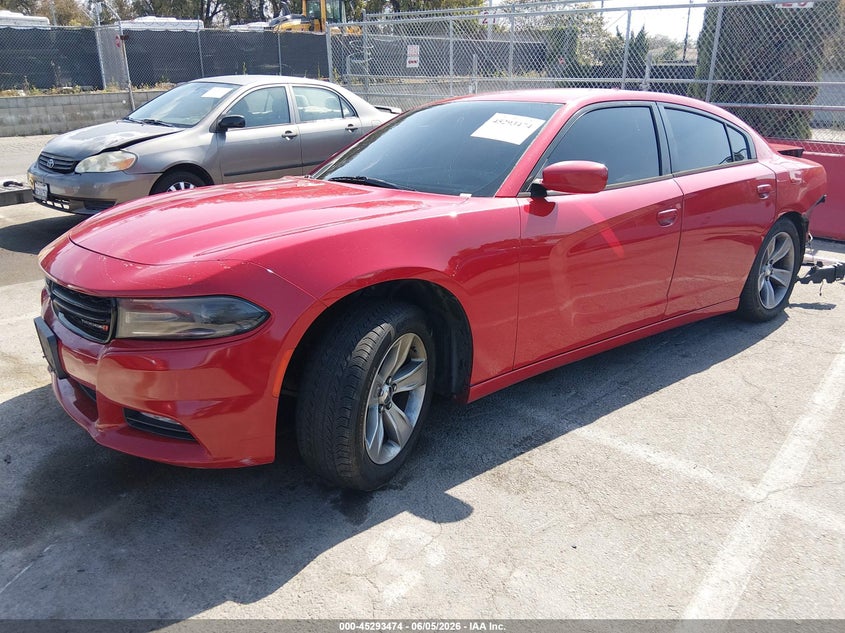 2015 Dodge Charger VIN 2C3CDXHG0FH784216 IAAI salvage auction — RIGHT REAR, Salvage Title, sold $1,675 on 2026-07-09 (photo 2)
